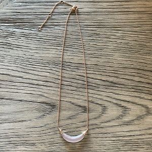 Alexis Bittar Rose Gold Crescent